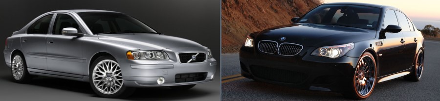 Volvo and BMW